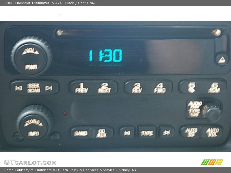 Black / Light Gray 2008 Chevrolet TrailBlazer LS 4x4