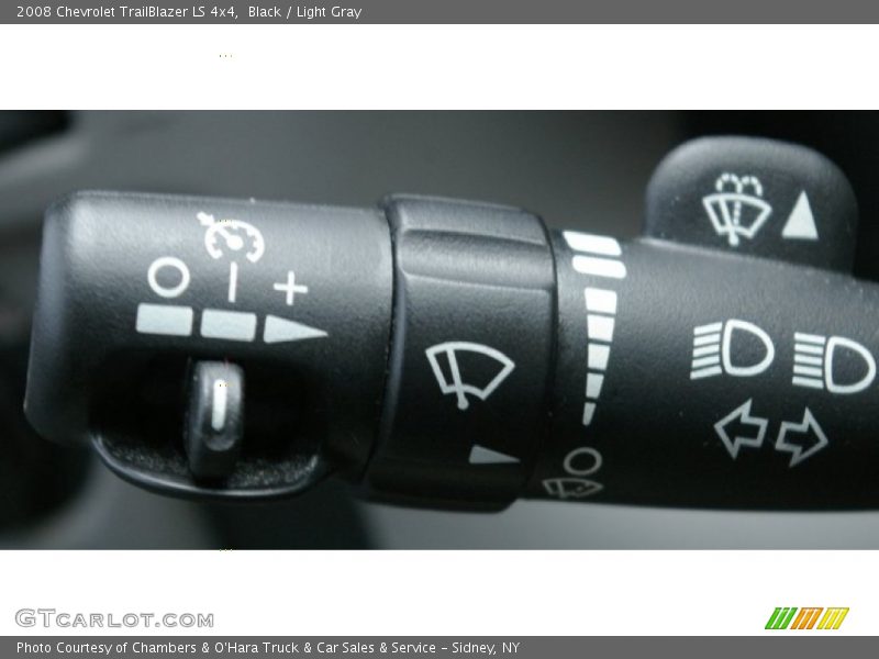 Black / Light Gray 2008 Chevrolet TrailBlazer LS 4x4
