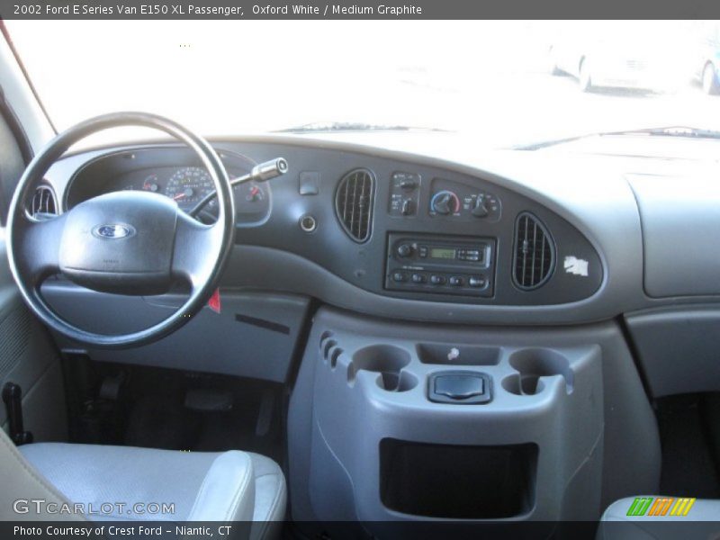 Oxford White / Medium Graphite 2002 Ford E Series Van E150 XL Passenger