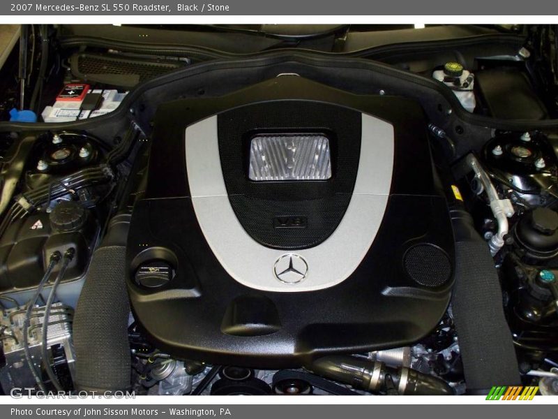 Black / Stone 2007 Mercedes-Benz SL 550 Roadster