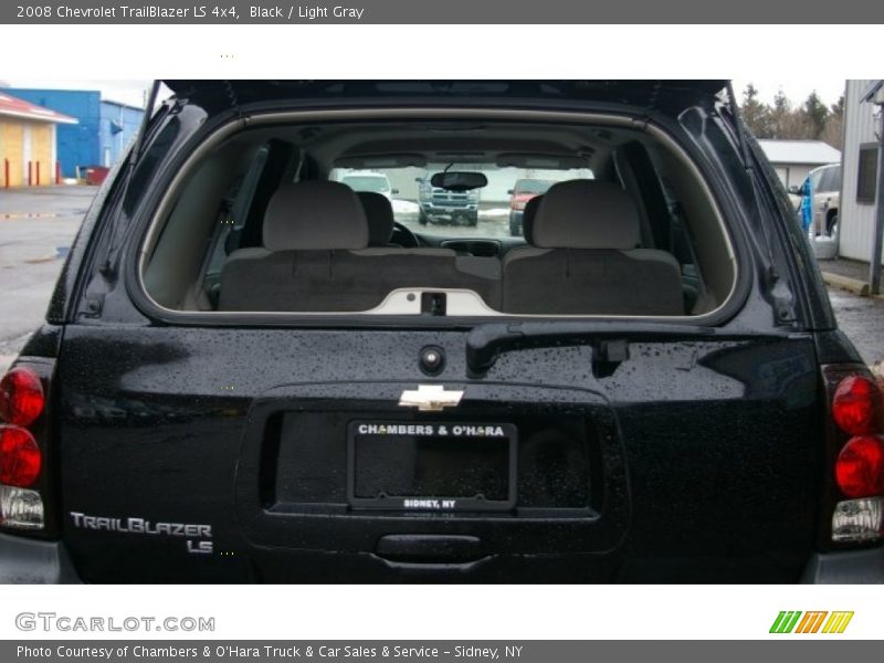 Black / Light Gray 2008 Chevrolet TrailBlazer LS 4x4