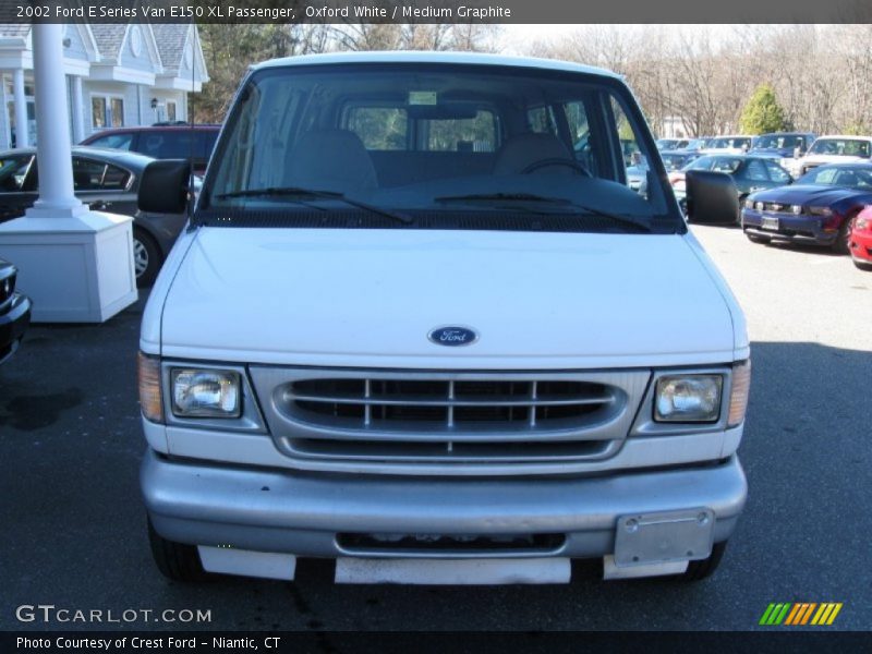Oxford White / Medium Graphite 2002 Ford E Series Van E150 XL Passenger