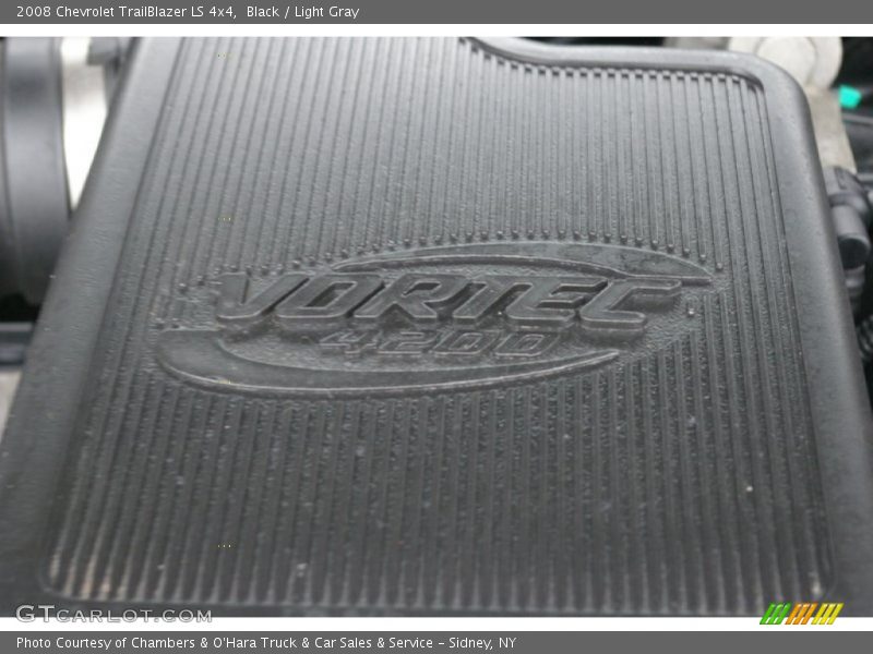 Black / Light Gray 2008 Chevrolet TrailBlazer LS 4x4