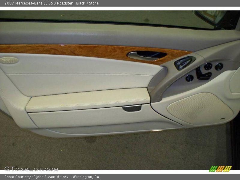 Black / Stone 2007 Mercedes-Benz SL 550 Roadster
