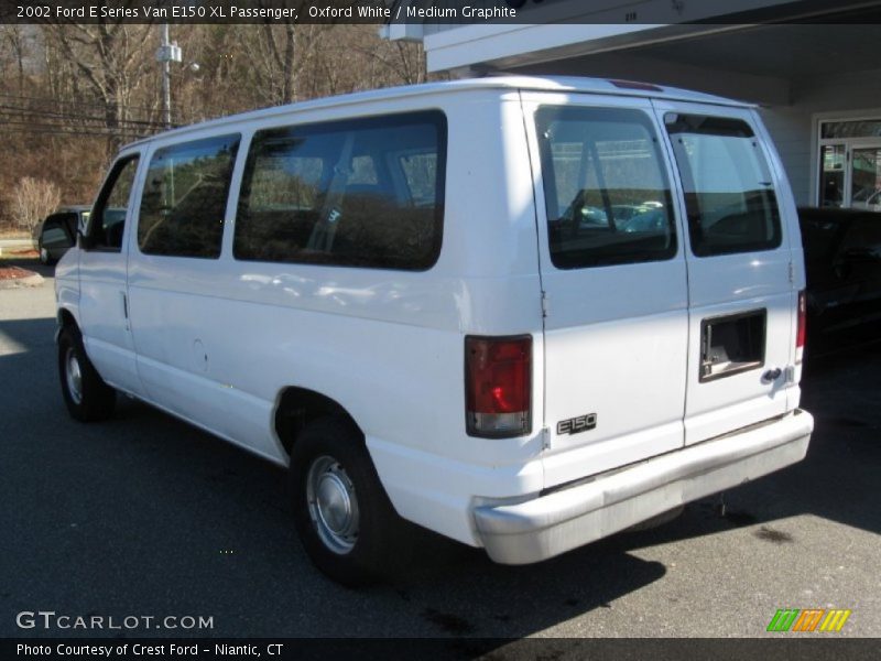 Oxford White / Medium Graphite 2002 Ford E Series Van E150 XL Passenger