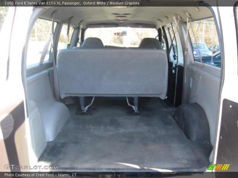 Oxford White / Medium Graphite 2002 Ford E Series Van E150 XL Passenger