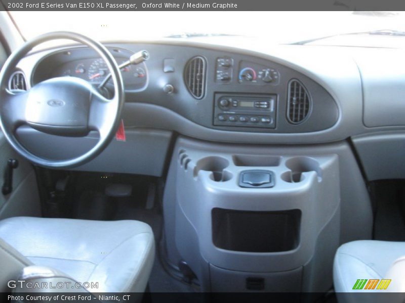 Oxford White / Medium Graphite 2002 Ford E Series Van E150 XL Passenger