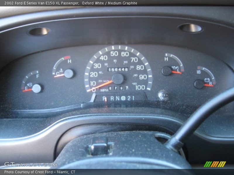 Oxford White / Medium Graphite 2002 Ford E Series Van E150 XL Passenger