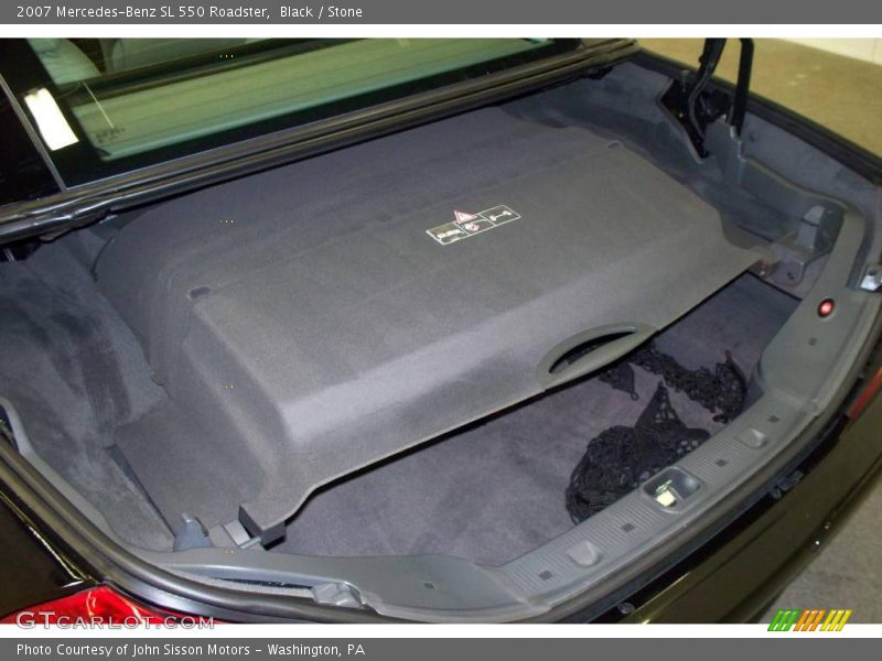 Black / Stone 2007 Mercedes-Benz SL 550 Roadster