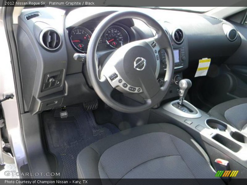 Platinum Graphite / Black 2012 Nissan Rogue SV