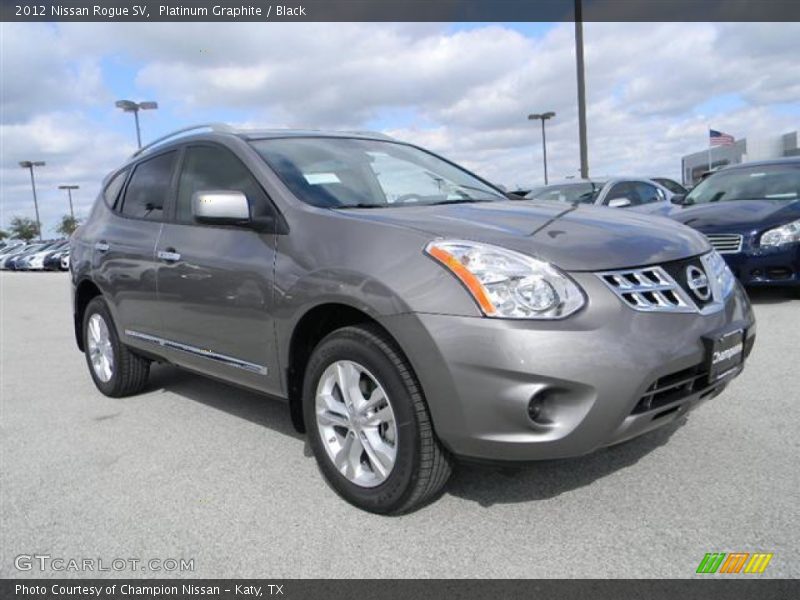 Platinum Graphite / Black 2012 Nissan Rogue SV