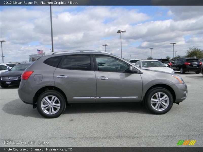 Platinum Graphite / Black 2012 Nissan Rogue SV