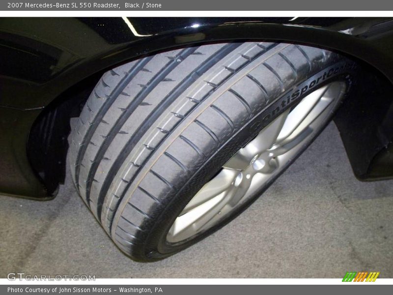 Black / Stone 2007 Mercedes-Benz SL 550 Roadster