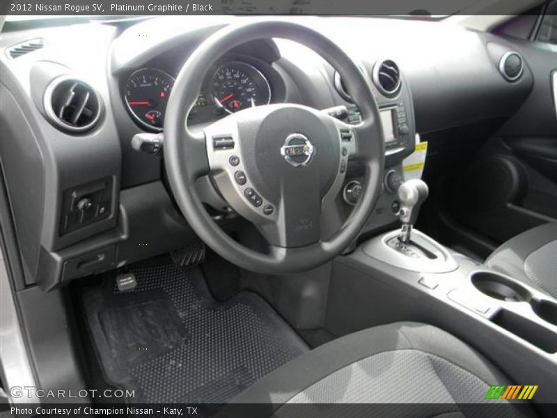 Platinum Graphite / Black 2012 Nissan Rogue SV