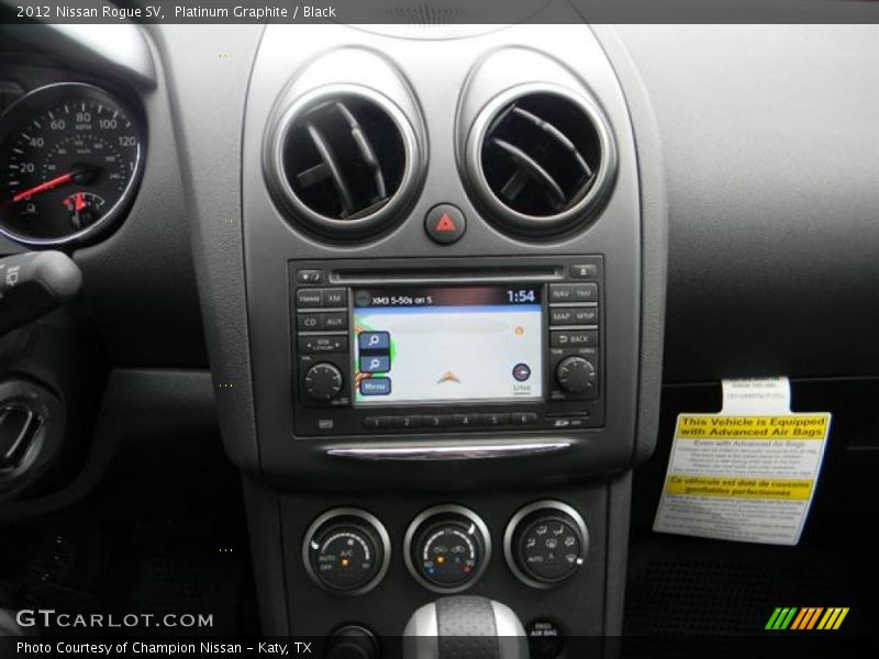 Platinum Graphite / Black 2012 Nissan Rogue SV