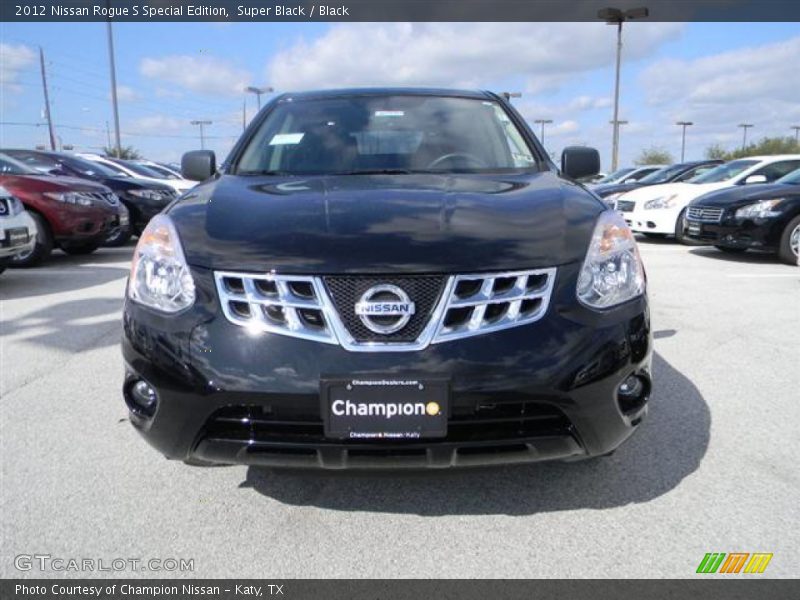 Super Black / Black 2012 Nissan Rogue S Special Edition