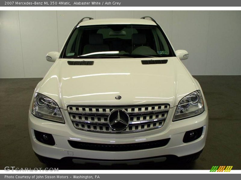 Alabaster White / Ash Grey 2007 Mercedes-Benz ML 350 4Matic