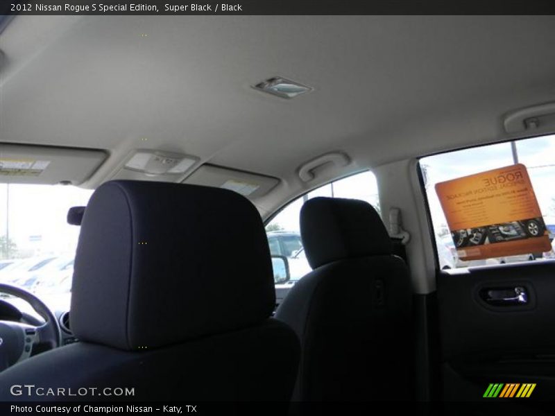 Super Black / Black 2012 Nissan Rogue S Special Edition