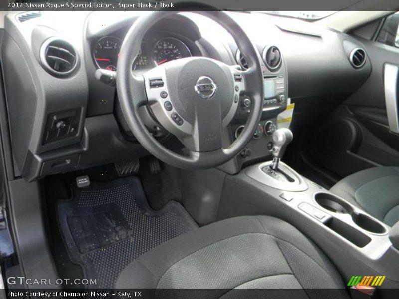 Super Black / Black 2012 Nissan Rogue S Special Edition