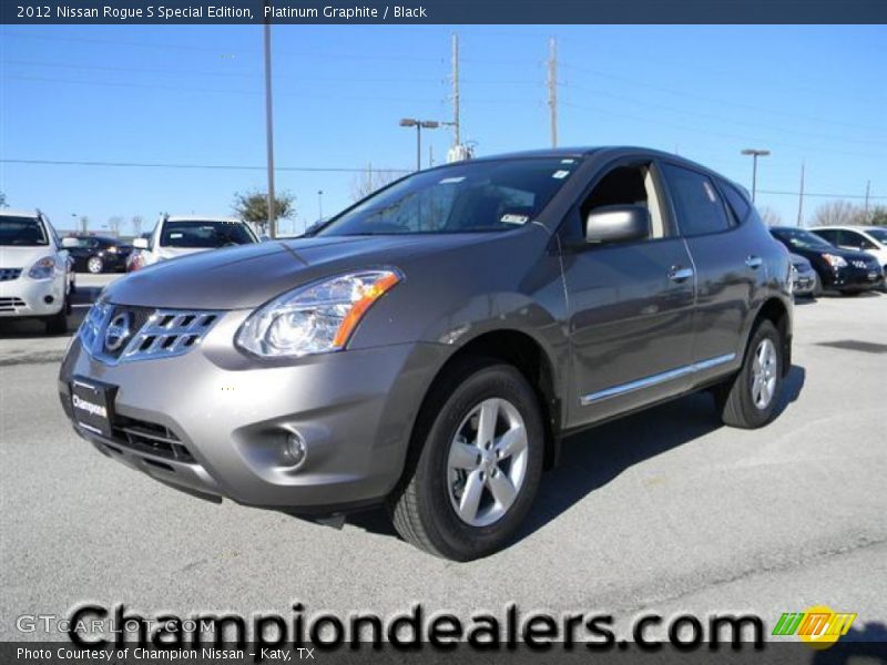 Platinum Graphite / Black 2012 Nissan Rogue S Special Edition