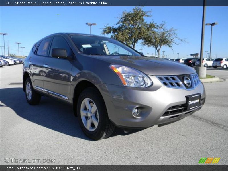 Platinum Graphite / Black 2012 Nissan Rogue S Special Edition