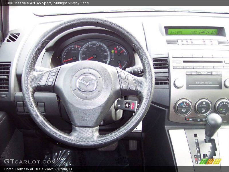 Sunlight Silver / Sand 2008 Mazda MAZDA5 Sport