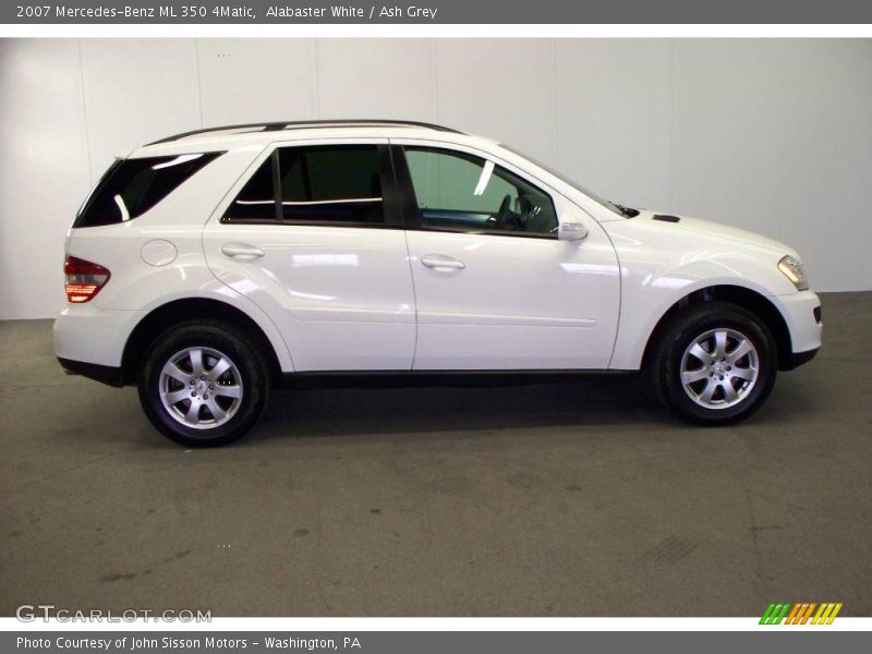 Alabaster White / Ash Grey 2007 Mercedes-Benz ML 350 4Matic