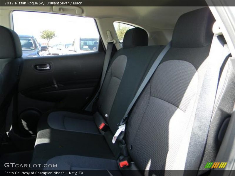 Brilliant Silver / Black 2012 Nissan Rogue SV