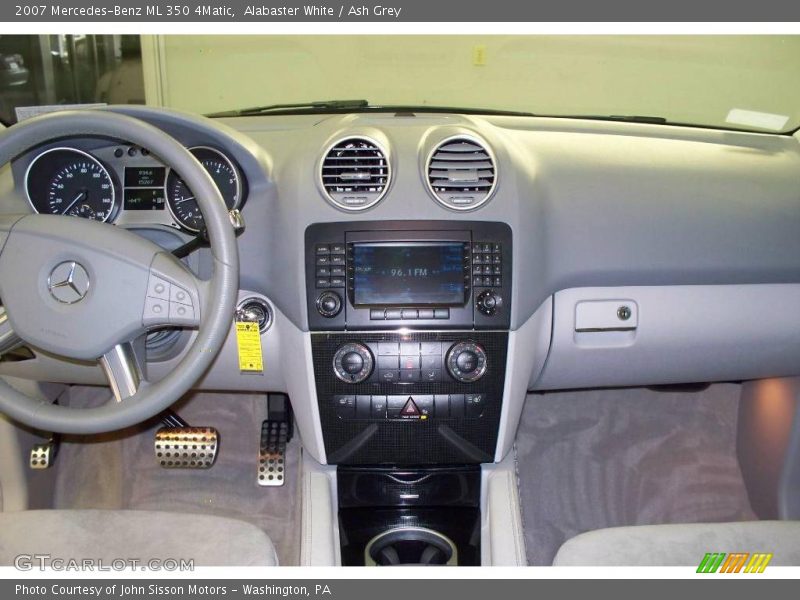 Alabaster White / Ash Grey 2007 Mercedes-Benz ML 350 4Matic