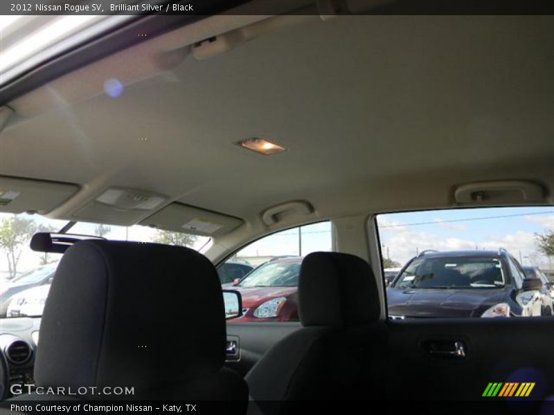 Brilliant Silver / Black 2012 Nissan Rogue SV