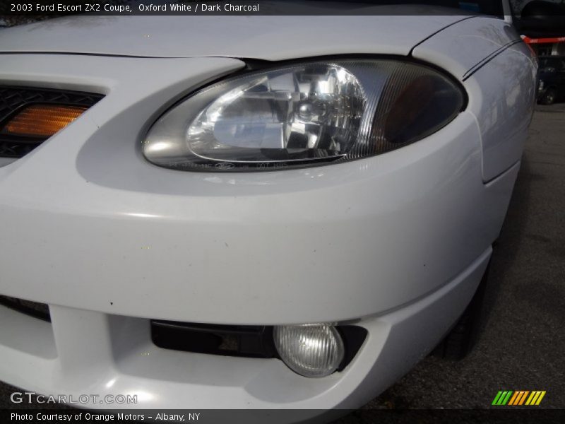 Oxford White / Dark Charcoal 2003 Ford Escort ZX2 Coupe