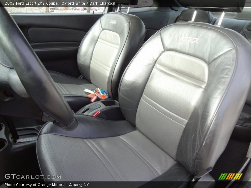 Oxford White / Dark Charcoal 2003 Ford Escort ZX2 Coupe