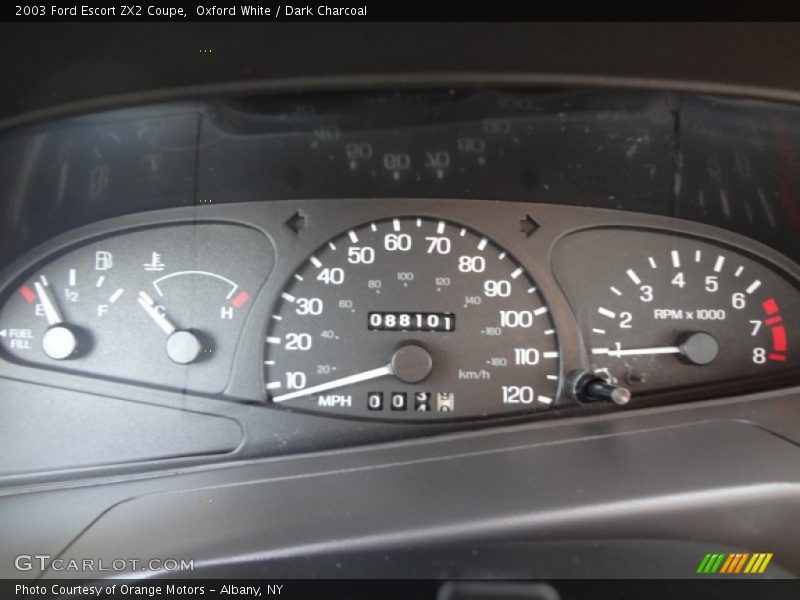  2003 Escort ZX2 Coupe ZX2 Coupe Gauges