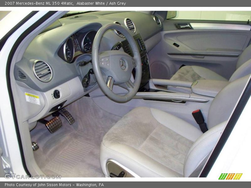 Alabaster White / Ash Grey 2007 Mercedes-Benz ML 350 4Matic