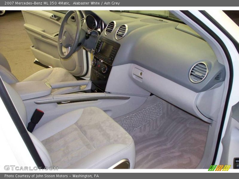 Alabaster White / Ash Grey 2007 Mercedes-Benz ML 350 4Matic