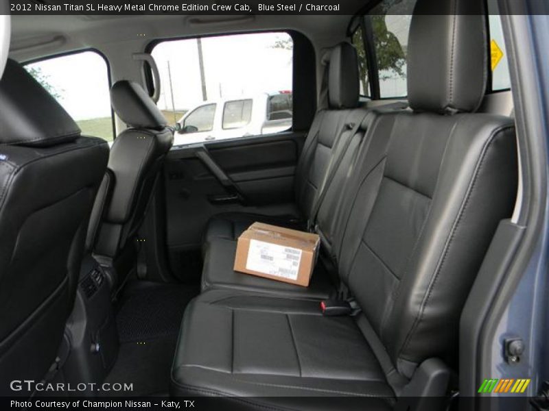 Blue Steel / Charcoal 2012 Nissan Titan SL Heavy Metal Chrome Edition Crew Cab