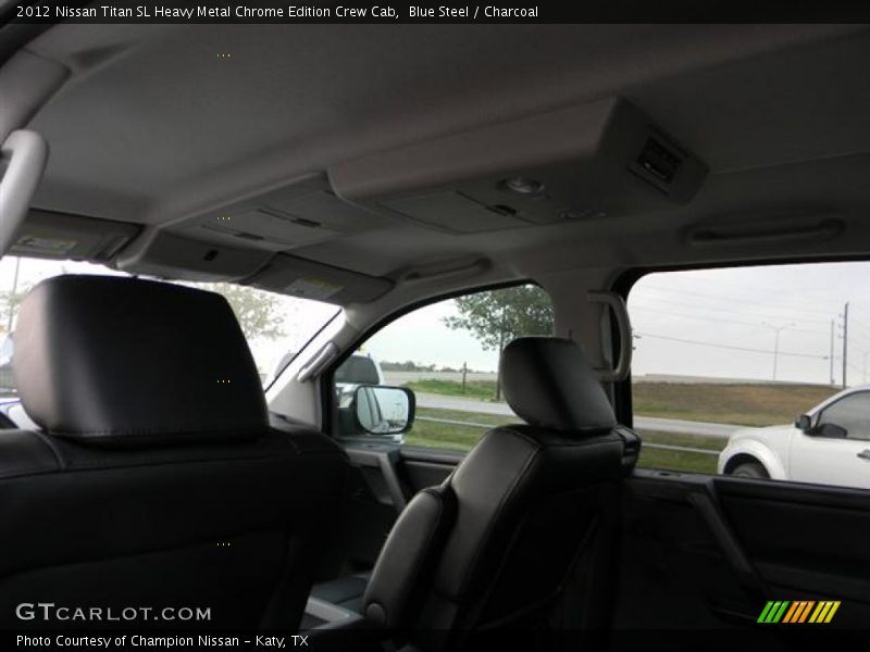Blue Steel / Charcoal 2012 Nissan Titan SL Heavy Metal Chrome Edition Crew Cab