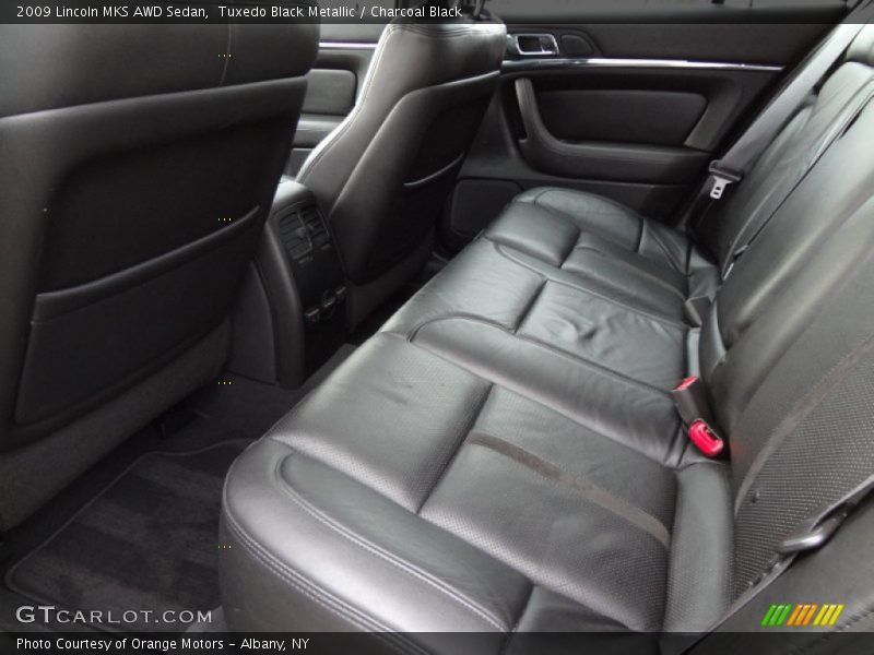 Tuxedo Black Metallic / Charcoal Black 2009 Lincoln MKS AWD Sedan
