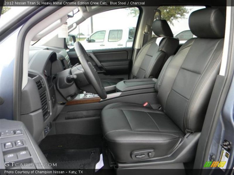  2012 Titan SL Heavy Metal Chrome Edition Crew Cab Charcoal Interior