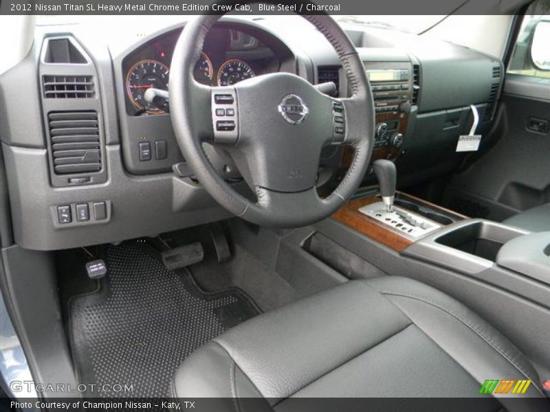  2012 Titan SL Heavy Metal Chrome Edition Crew Cab Charcoal Interior