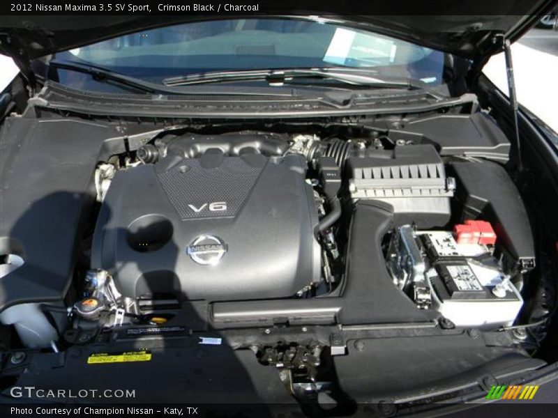 Crimson Black / Charcoal 2012 Nissan Maxima 3.5 SV Sport