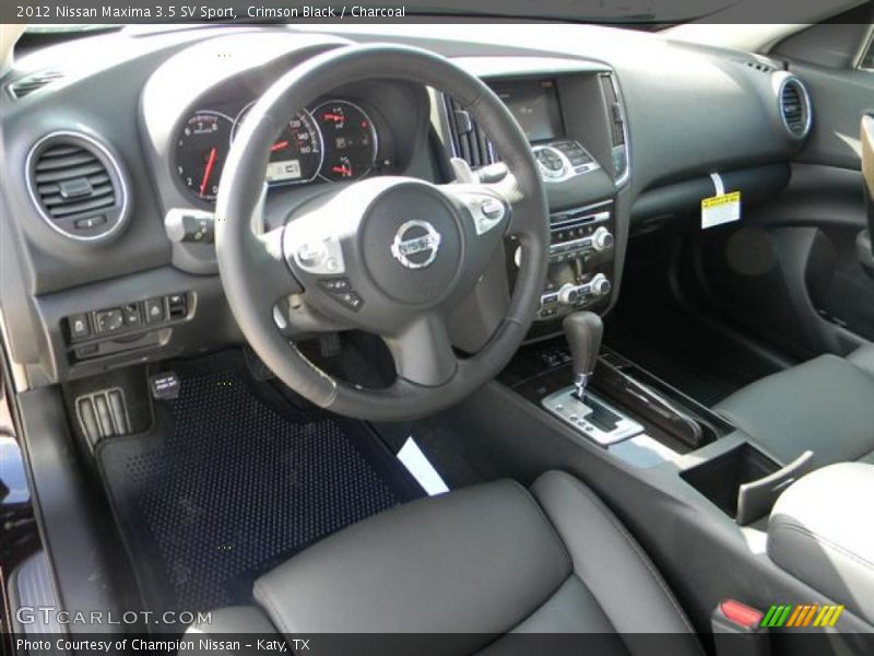 Crimson Black / Charcoal 2012 Nissan Maxima 3.5 SV Sport