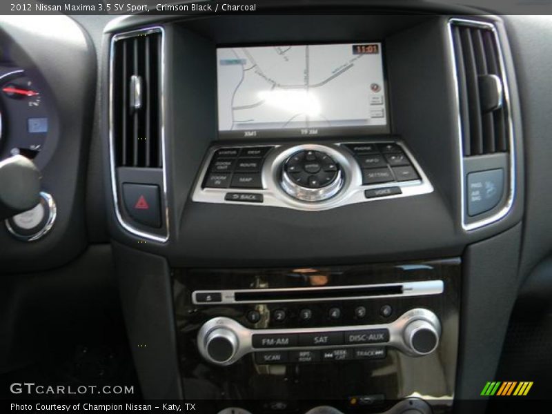 Crimson Black / Charcoal 2012 Nissan Maxima 3.5 SV Sport