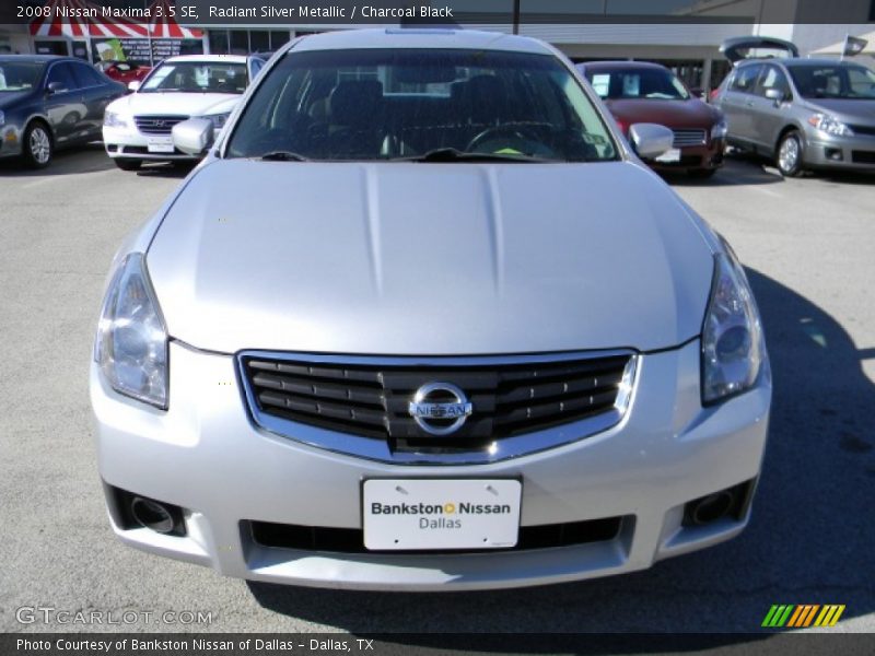 Radiant Silver Metallic / Charcoal Black 2008 Nissan Maxima 3.5 SE