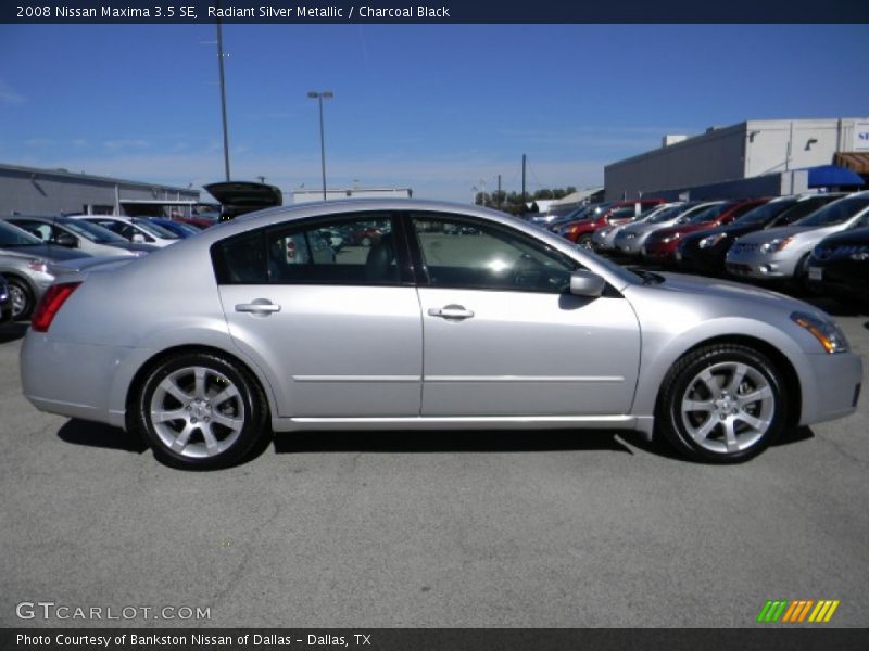 Radiant Silver Metallic / Charcoal Black 2008 Nissan Maxima 3.5 SE
