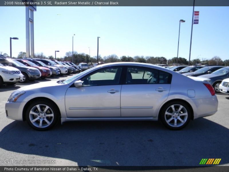 Radiant Silver Metallic / Charcoal Black 2008 Nissan Maxima 3.5 SE