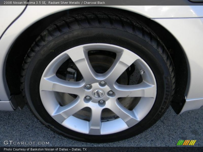 Radiant Silver Metallic / Charcoal Black 2008 Nissan Maxima 3.5 SE