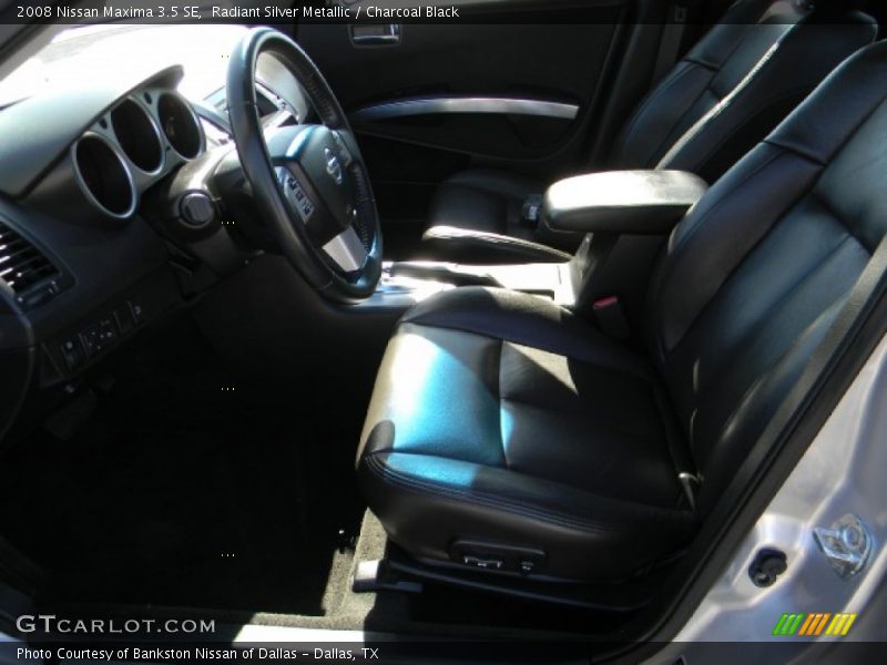 Radiant Silver Metallic / Charcoal Black 2008 Nissan Maxima 3.5 SE