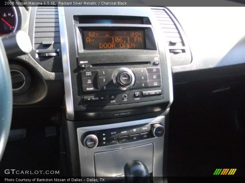 Radiant Silver Metallic / Charcoal Black 2008 Nissan Maxima 3.5 SE