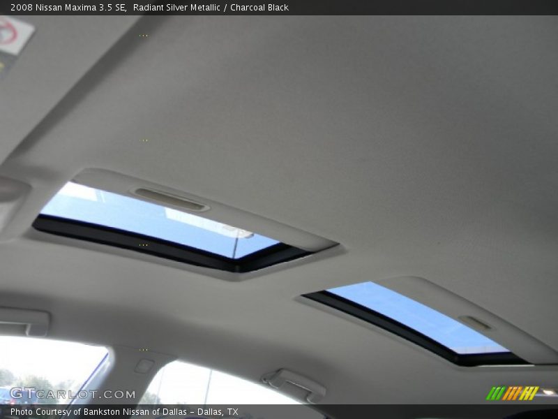 Radiant Silver Metallic / Charcoal Black 2008 Nissan Maxima 3.5 SE